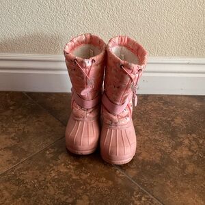 Charming Pink Kids Rain & Snow Boots